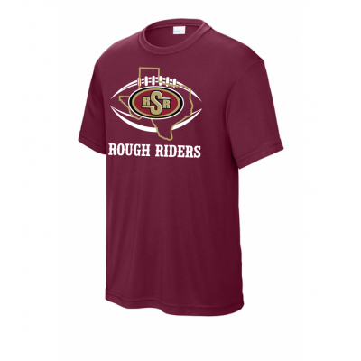 Youth TX RR Performance Cardinal Tee