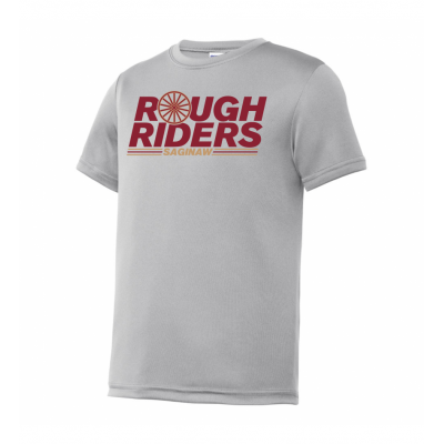 Youth Wagon Wheel Grey Performance Tee