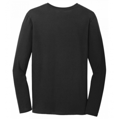 Adult Saginaw One TTS Black Cotton LS