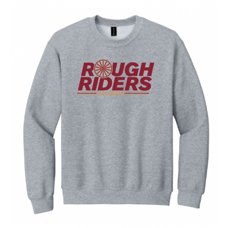 Adult Wagon Wheel Grey Crew