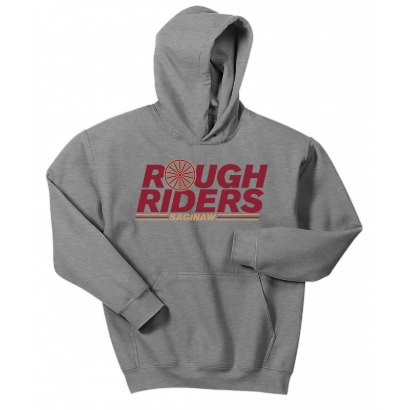 Youth Wagon Wheel Grey Hoodie