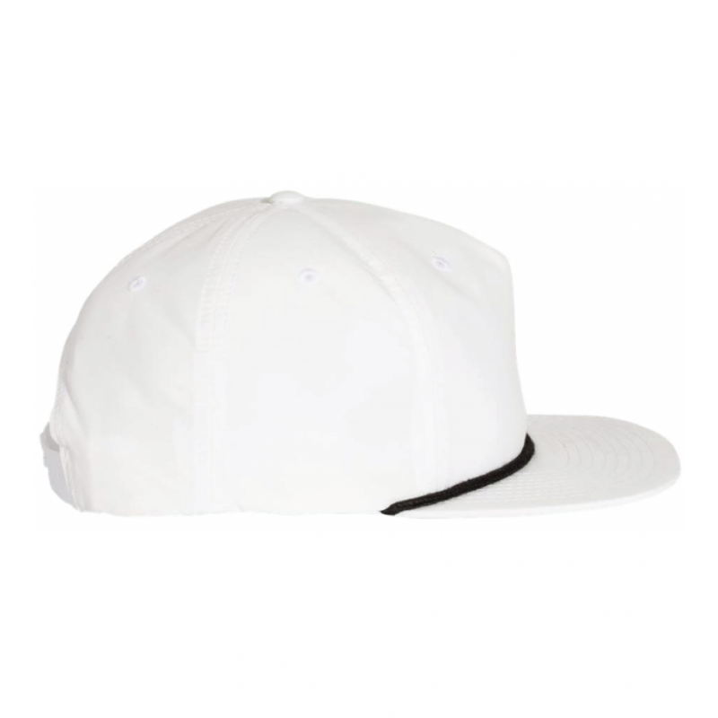 Rowdy Patch White Rope Cap