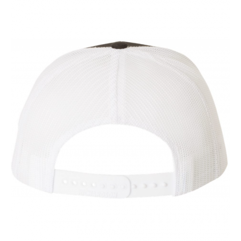 Riders Upside Down Black/White Trucker