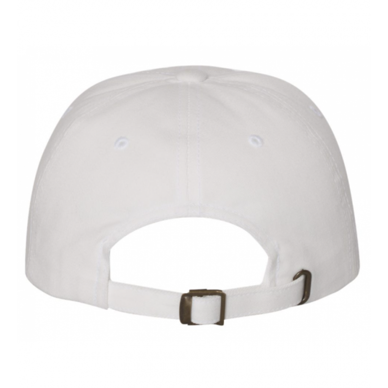 Rowdy Patch White Dad Cap