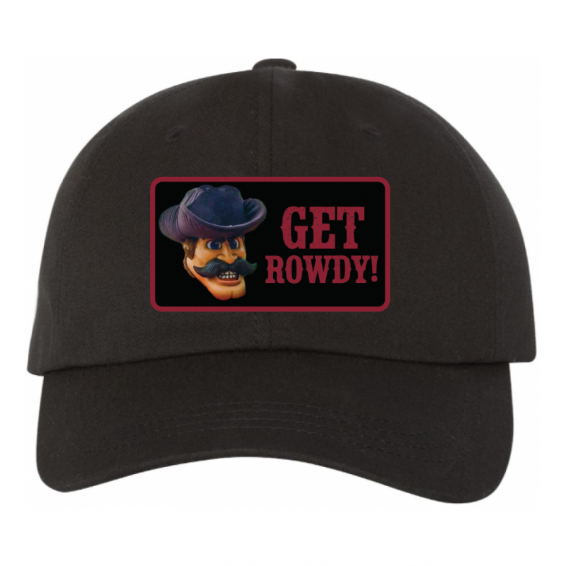 Rowdy Patch Black Dad Cap