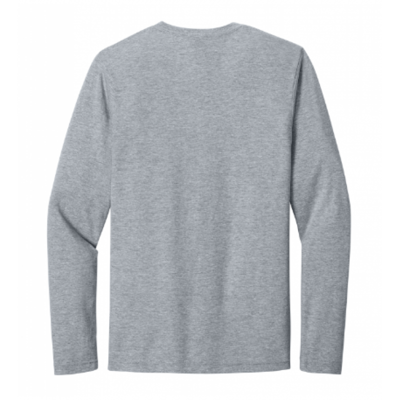 Adult RR Football Grey LS Tee
