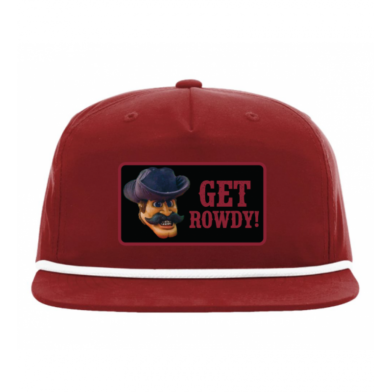 Rowdy Patch Cardinal Rope Cap