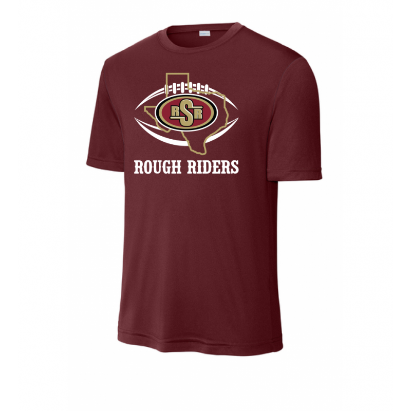 Adult TX RR Performance Cardinal Tee