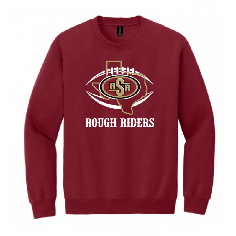 Adult TX Rough Riders Cardinal Crew