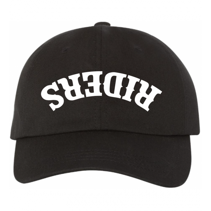 Riders Upside Down Black Dad Cap