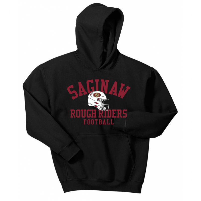 Youth Helmet Black Hoodie