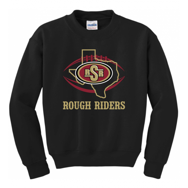 Youth TX Rough Riders Black Crew