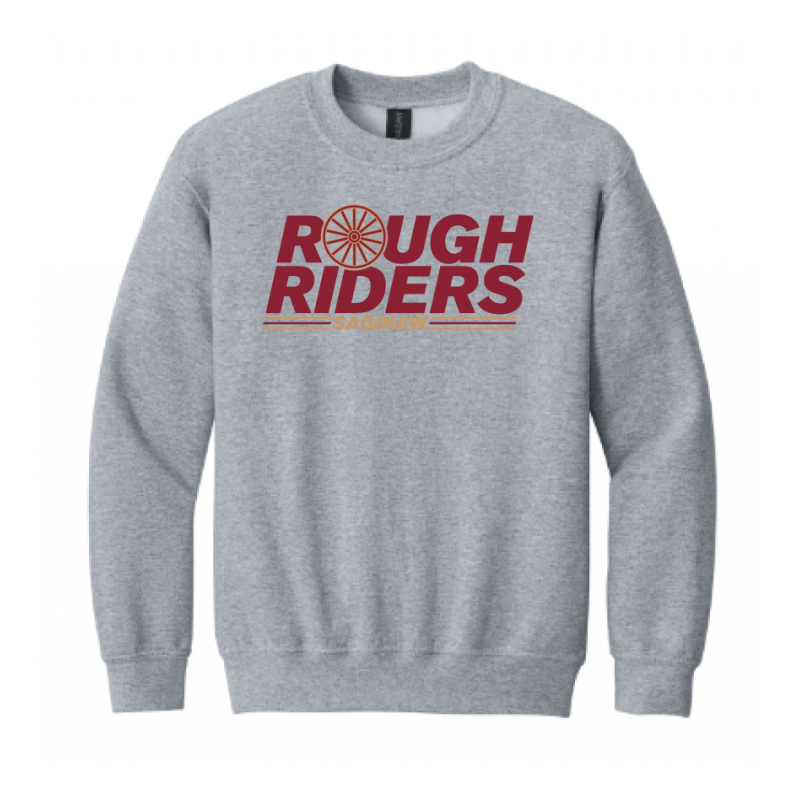 Youth Wagon Wheel Grey Crew