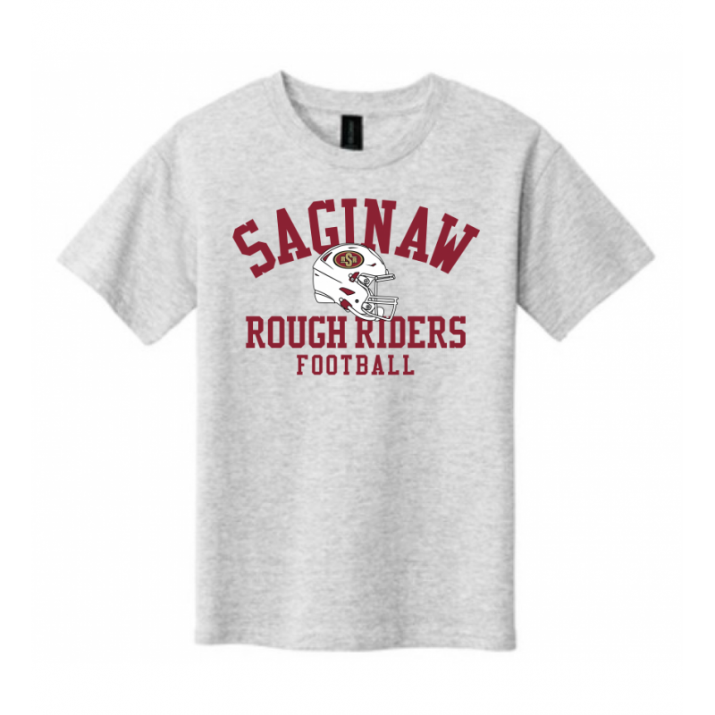 Youth Helmet Grey Tee
