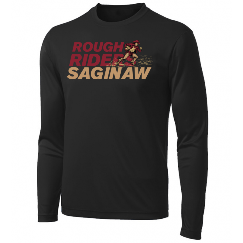 Adult RRS Black Performance LS Tee