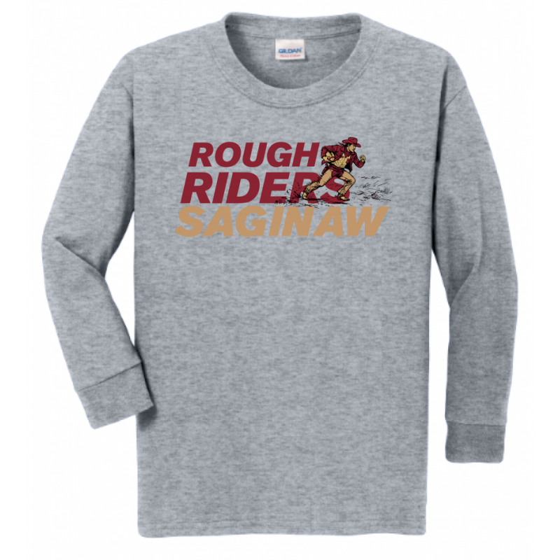 Youth RRS Grey LS Tee