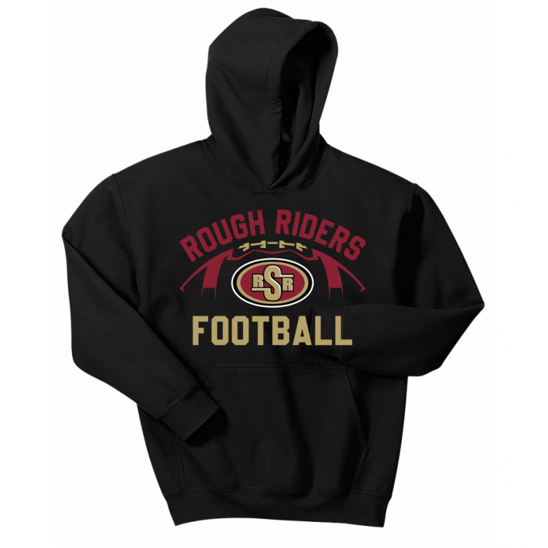 Youth RR Football Black Hoodie