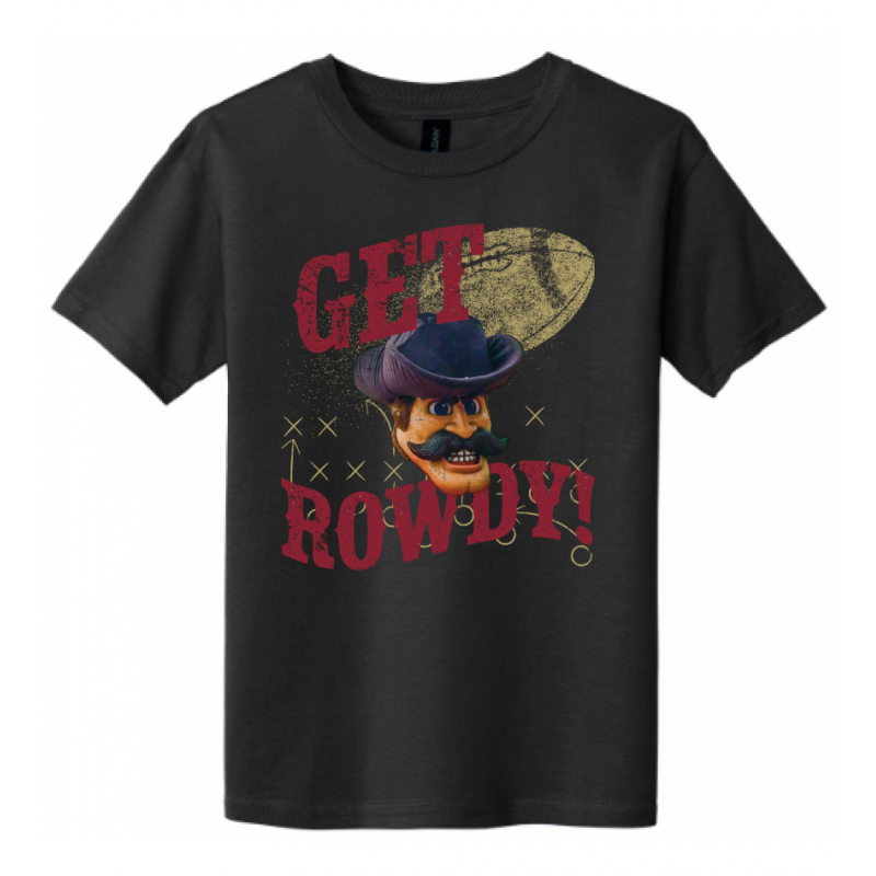 Youth Rowdy Black Tee