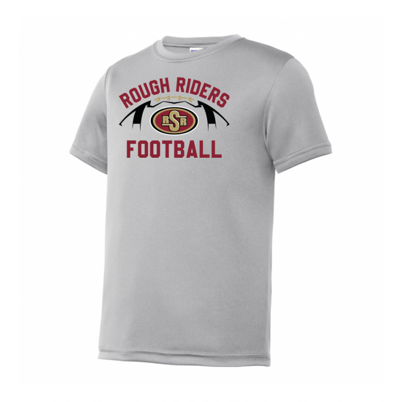 Youth RR Football Performance Grey Tee